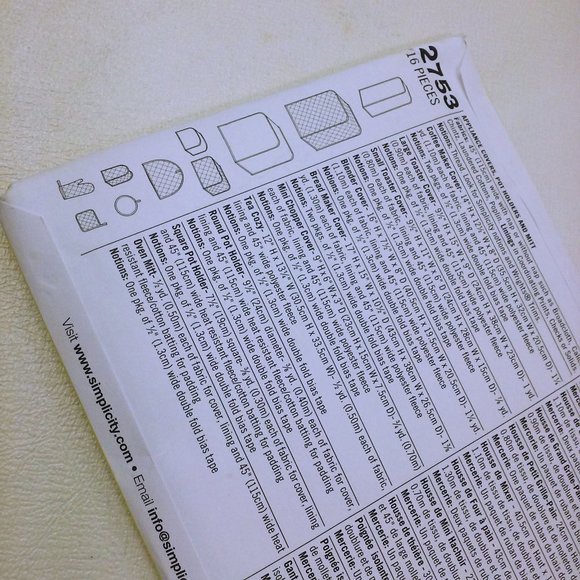 Lot of 3 Sewing Patterns Home Decor Patio Appliance Covers Valance New Folded - Picture 7 of 8